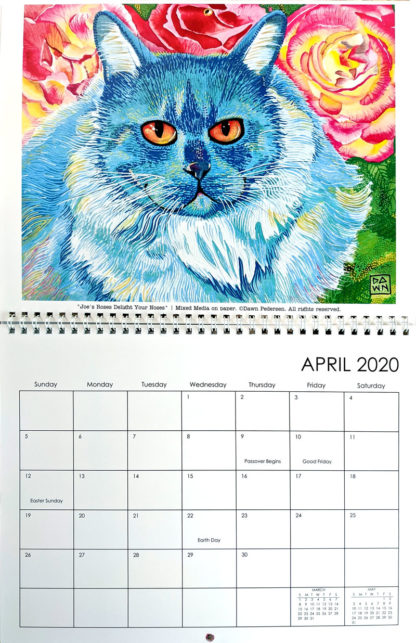 2020 Art Calendar by Dawn Pedersen: April