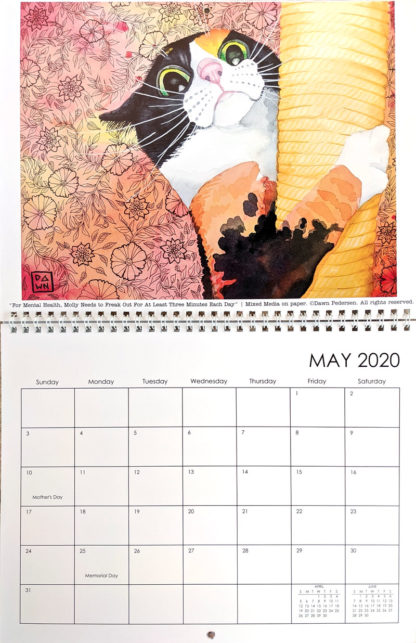 2020 Art Calendar by Dawn Pedersen: May