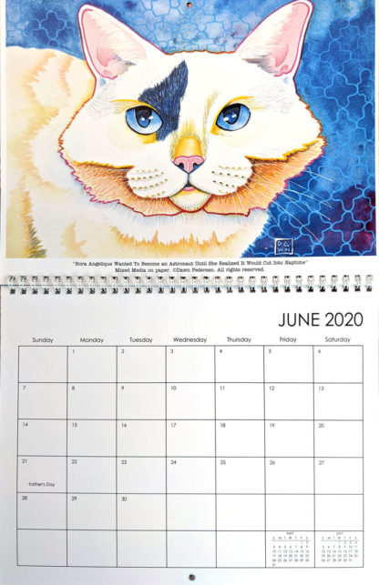 2020 Art Calendar by Dawn Pedersen: June