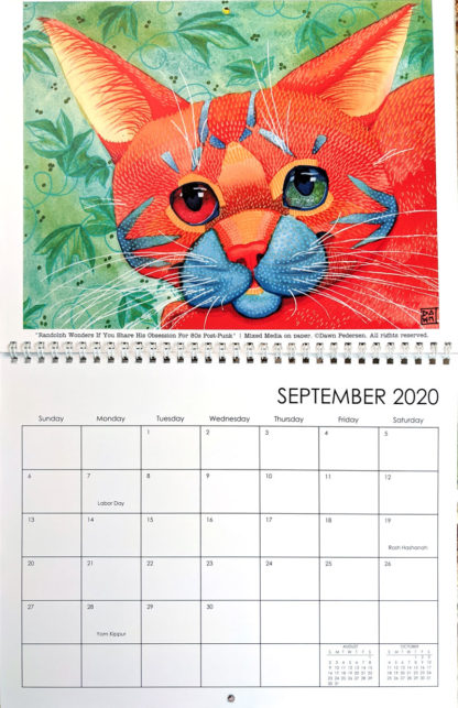 2020 Art Calendar by Dawn Pedersen: September