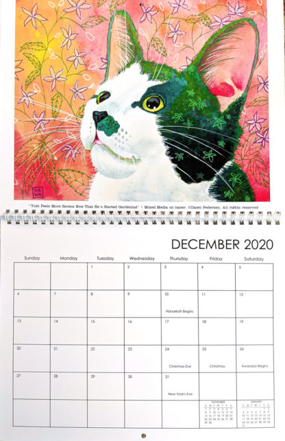 2020 Art Calendar by Dawn Pedersen: December