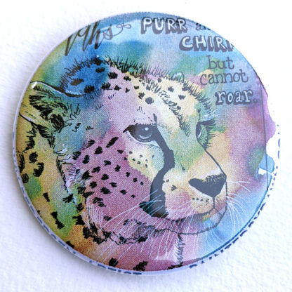 Cheetah 2.25" Button Pin