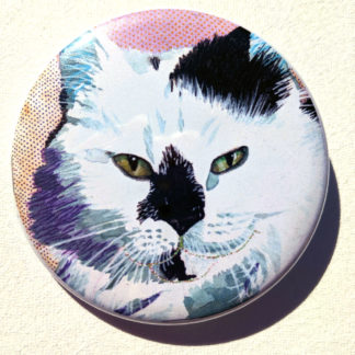 Kitty cat 2.25" Button Pin