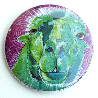 Llama 2.25" Button Pin