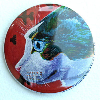 Loki cat 2.25" Button Pin