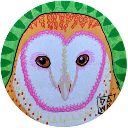 barn owl ornament without ribbon