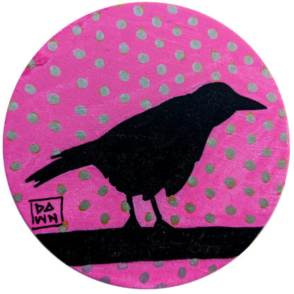 crow 1 ornament without ribbon