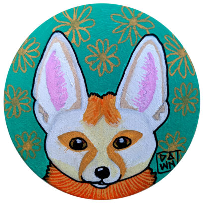 fennec fox ornament without ribbon