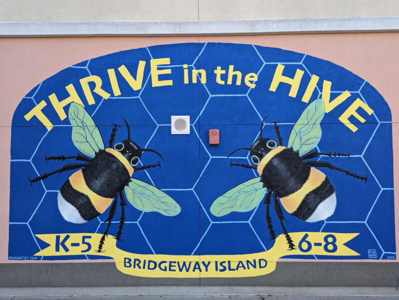 Thrive in the Hive mural