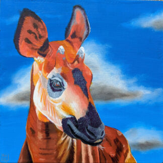 okapi oil painting